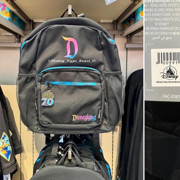 Disney Disneyland Resort 70th Anniversary Backpack with Charm main image 9